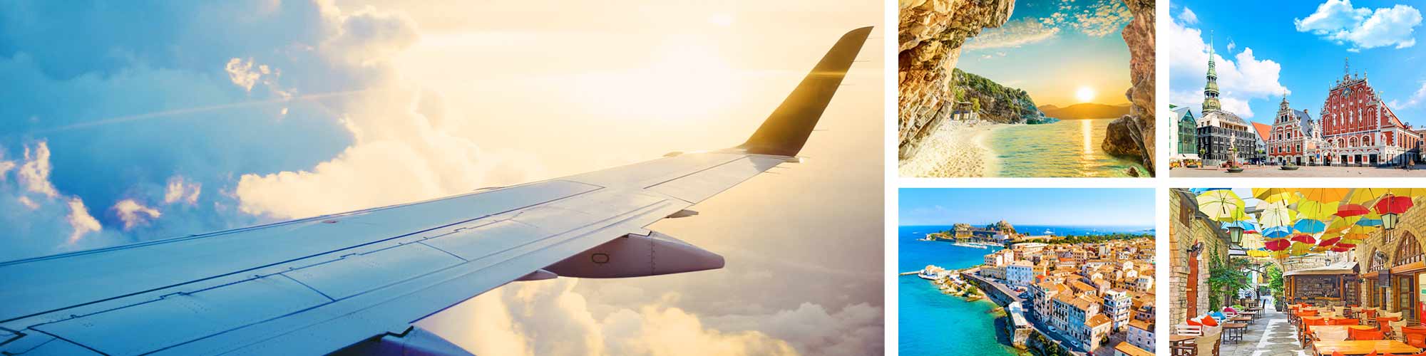 Flugreisen - Jetzt die schönsten Orte der Welt erkunden mit mtours.de