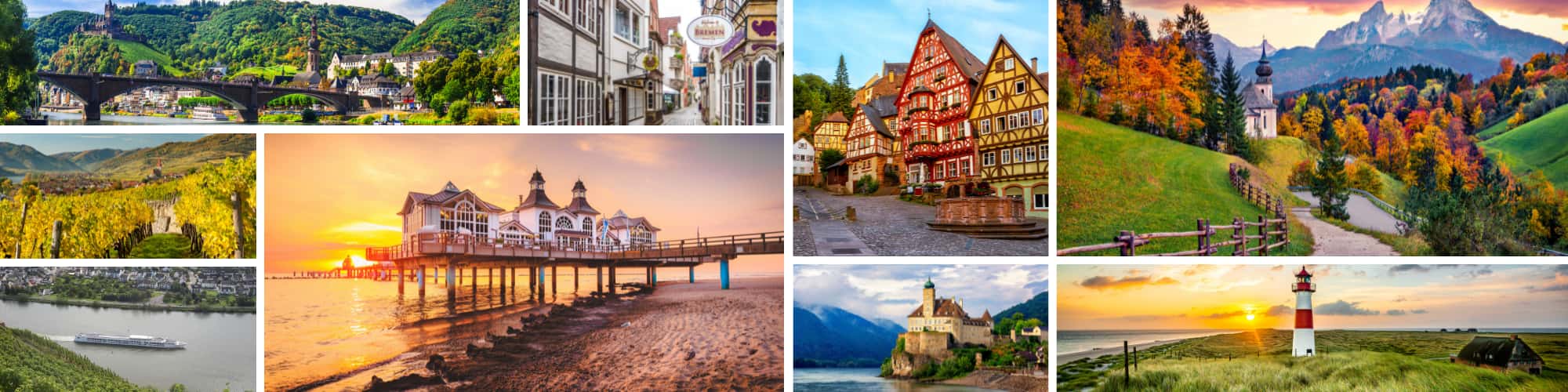 Weitere wunderschöne Regionen mit M-TOURS erleben